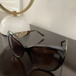 Bvlgari BV 8198-B Women\'s Sunglasses 5441/13 Dark Havana/Gold Brown Gradient 57 BVLGARI | Accessories | Bvlgari Bv 898b Womens Sunglasses  main image 2